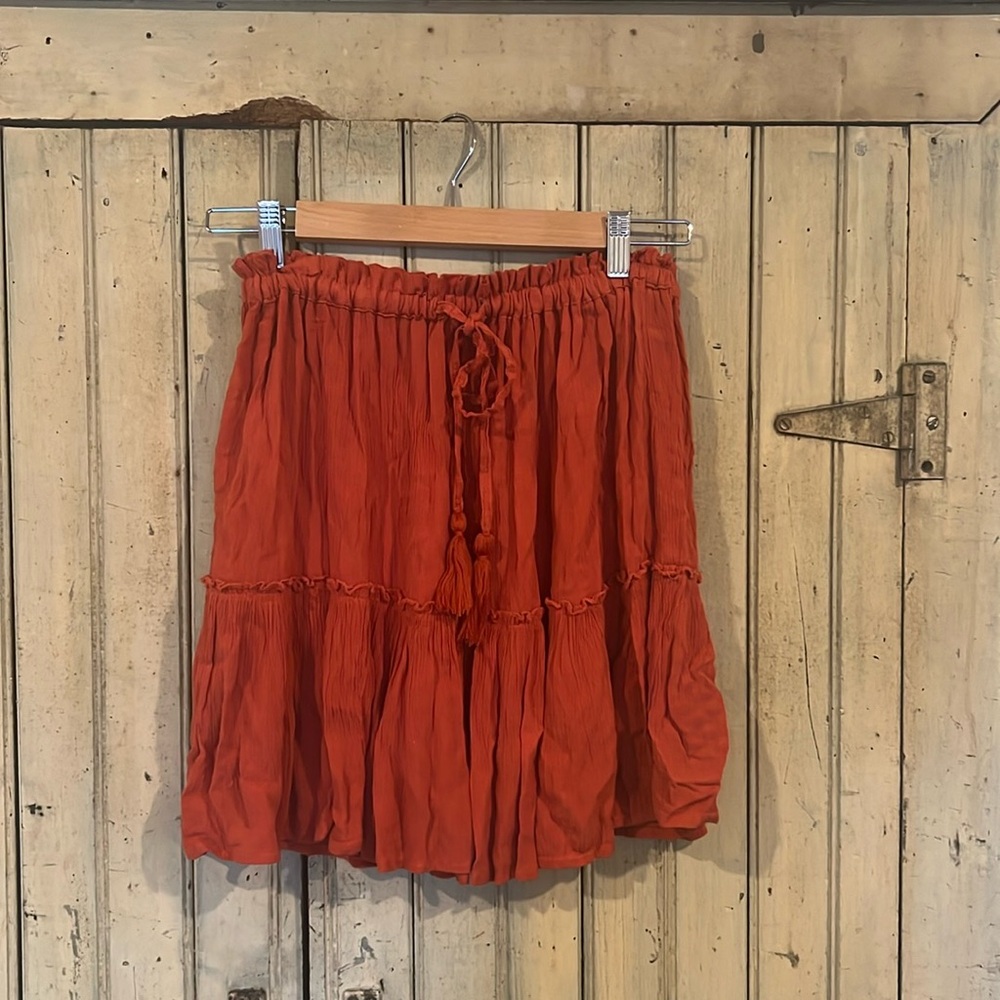 Elan Flowy Mini Skirt